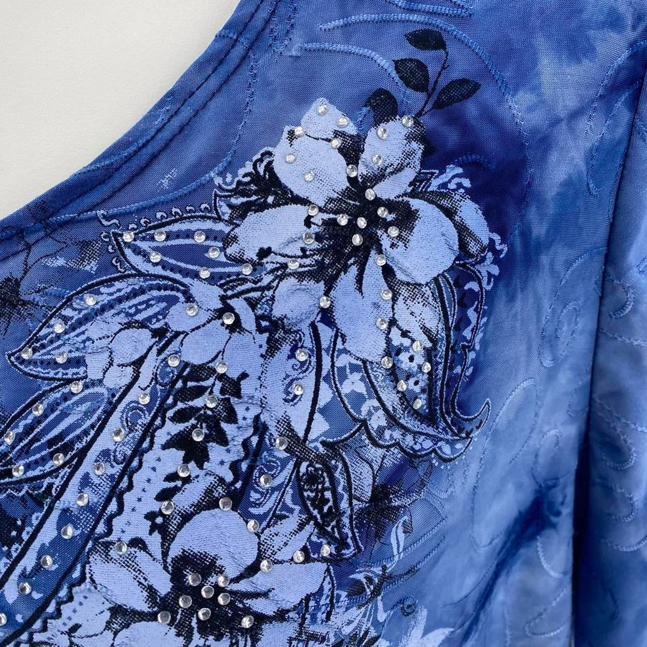Size PLUS SHANNON FORD NY Paisley Shirt
