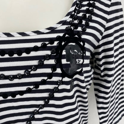 Size S WHITE HOUSE BLACK Stripe Shirt