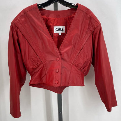 Size L CHIA Leather Jacket