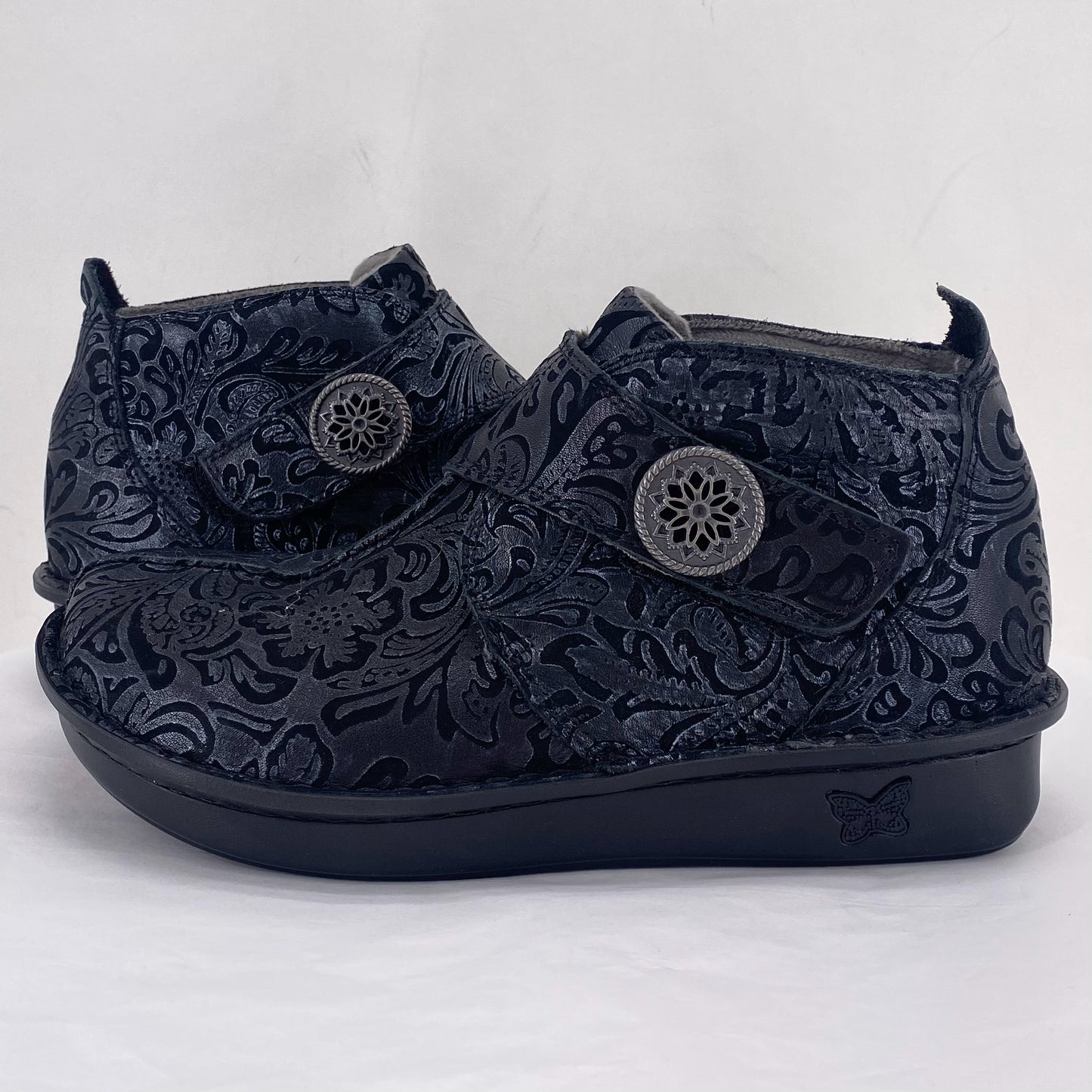 Black W Shoe Size 37 ALEGRIA shooties/booties