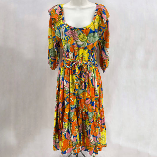 Size S J CREW Floral Dress