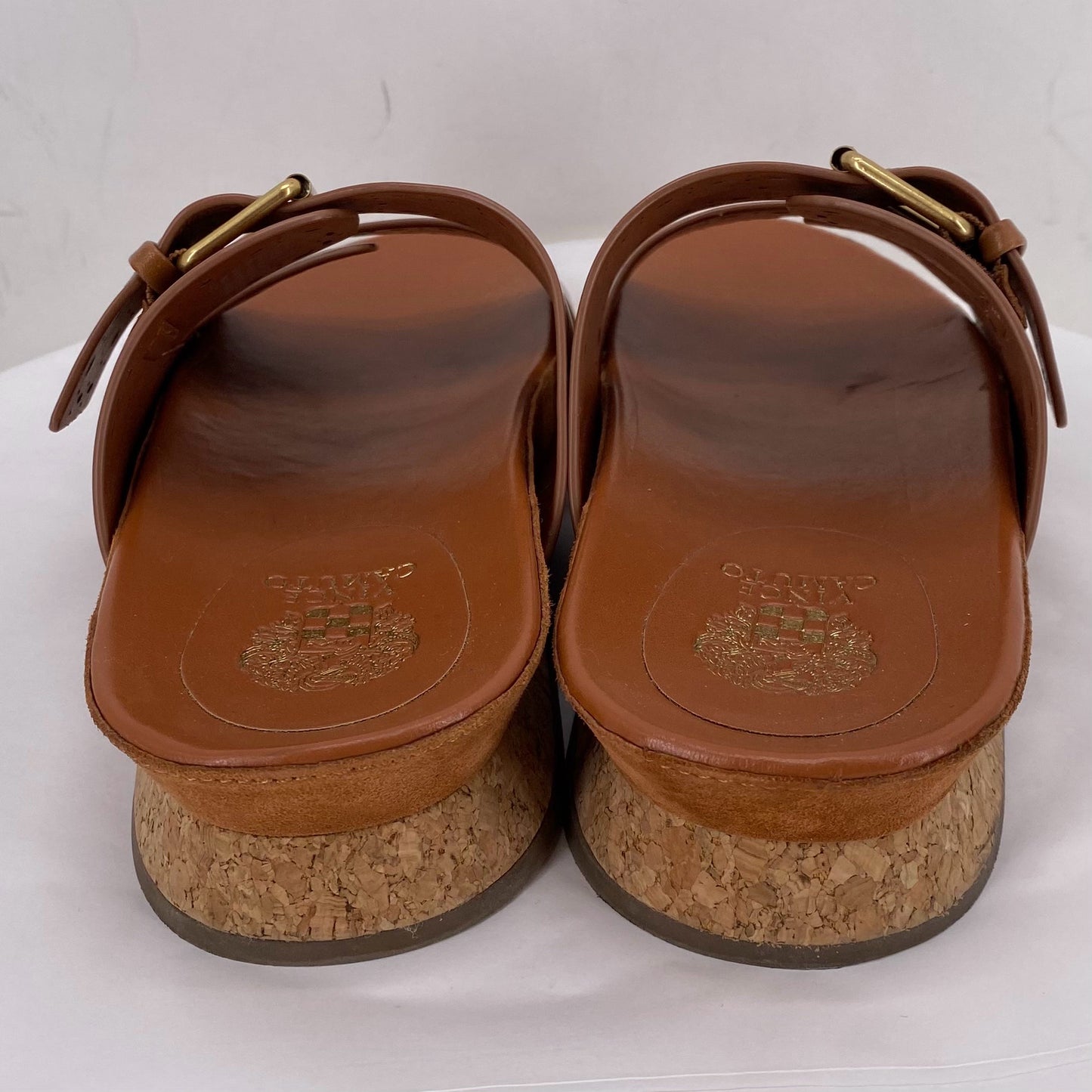 BROWN W Shoe Size 7.5 VINCE CAMUTO Sandals