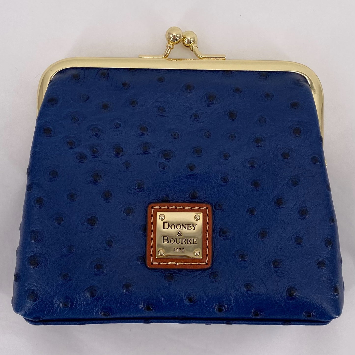 Blue DOONEY & BOURKE Leather Ostrich Wallet
