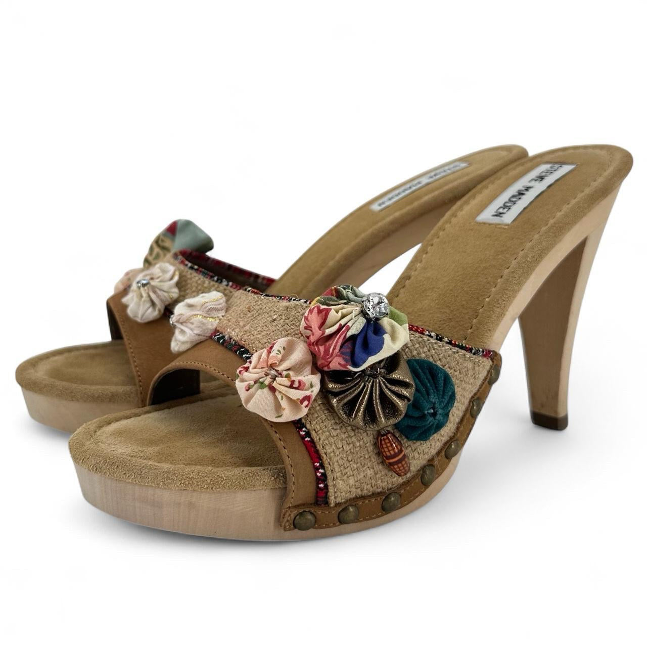 BROWN W Shoe Size 8.5 STEVE MADDEN Heels