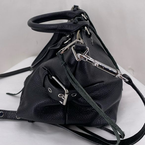 Black Rebecca Minkoff Leather Pebbeled Leather Cross-body