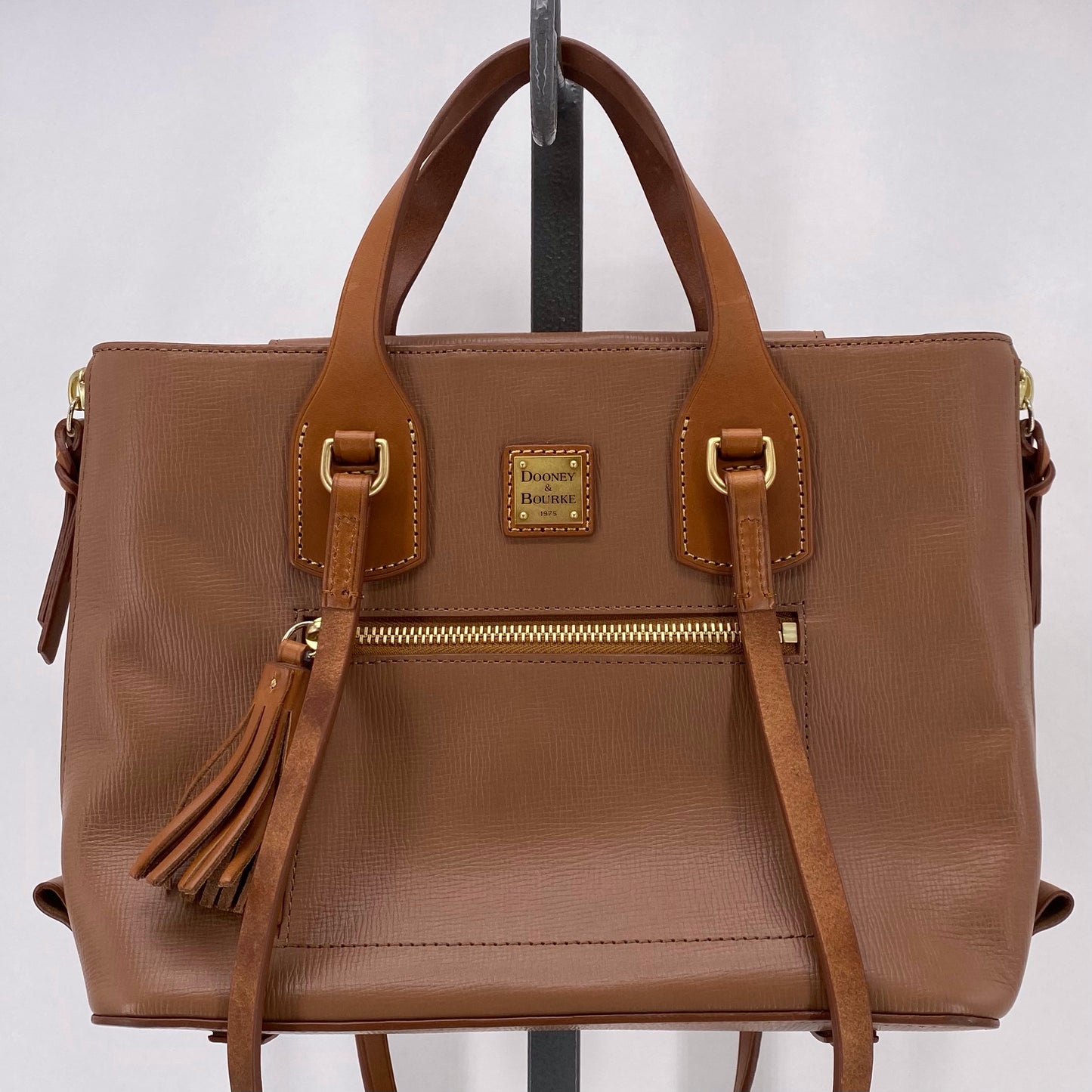 BROWN DOONEY & BOURKE Leather Satchel
