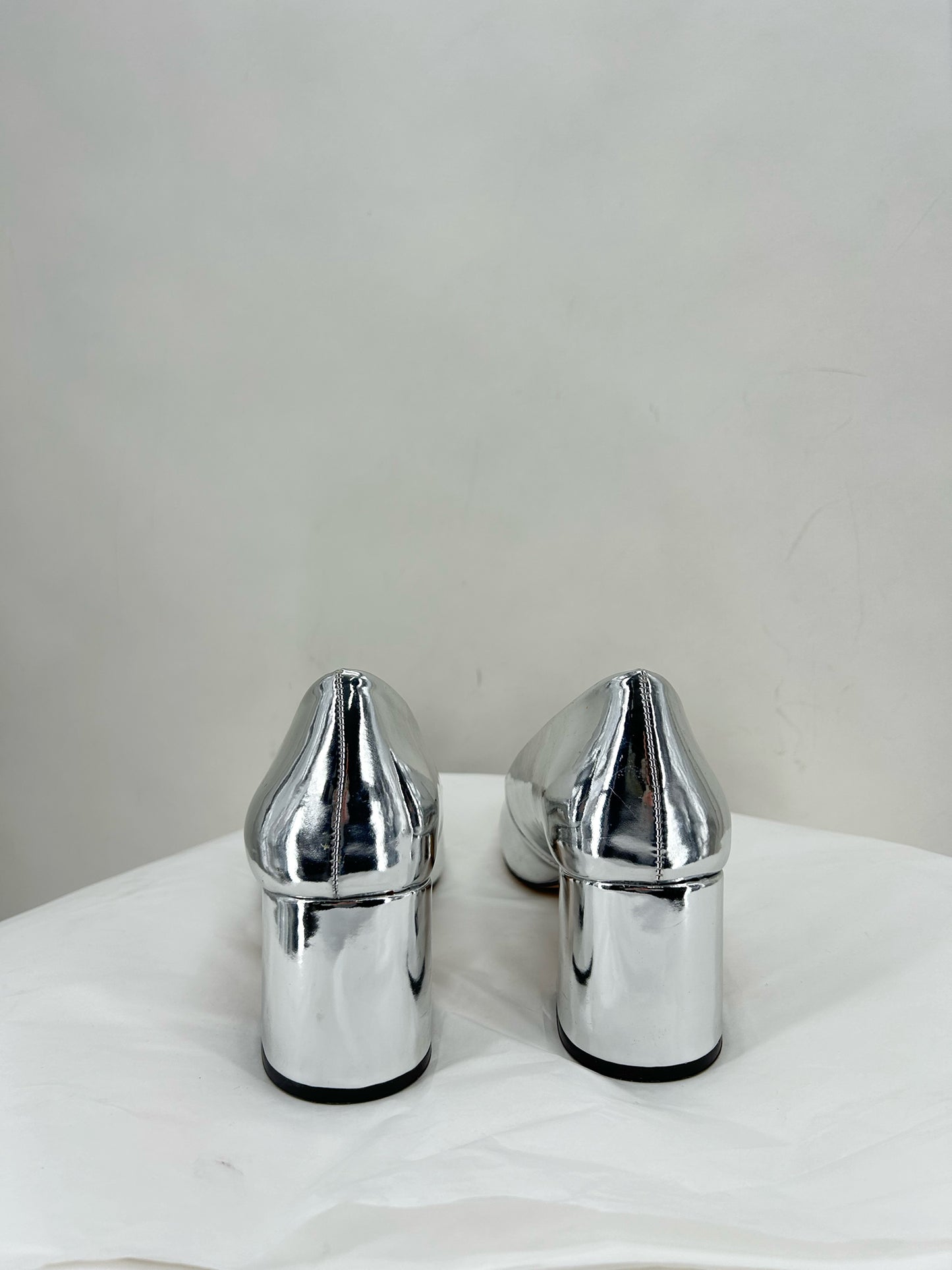 Silver W Shoe Size 9 LILIAN Pumps