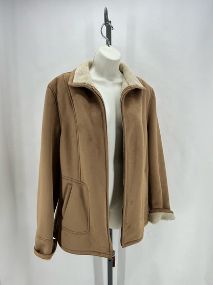 Size L TALBOTS FAUX SUEDE JACKET(outdoor)