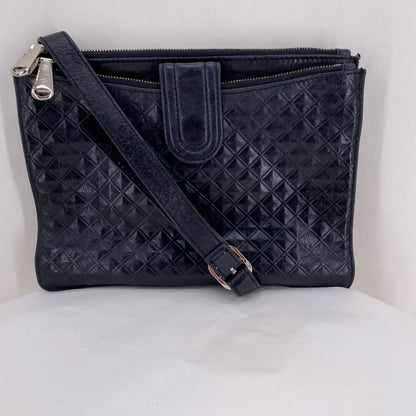 Black HOBO Leather Cross-body