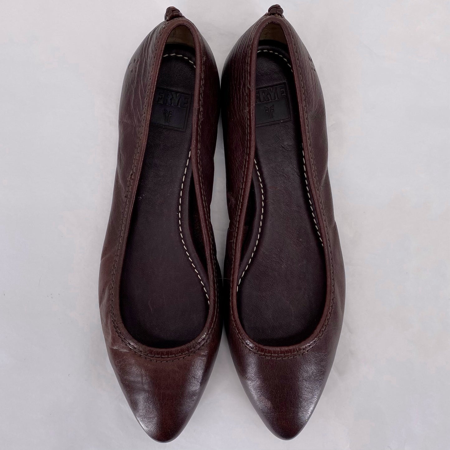 BROWN W Shoe Size 8.5 FRYE Flats