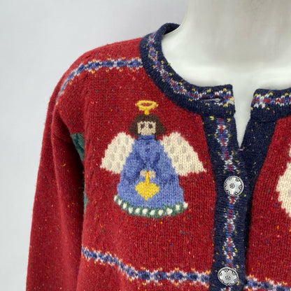 Size M TALBOTS CHRISTMAS Cardigan