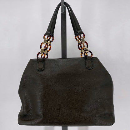 OLIVE TALBOTS Leather Satchel