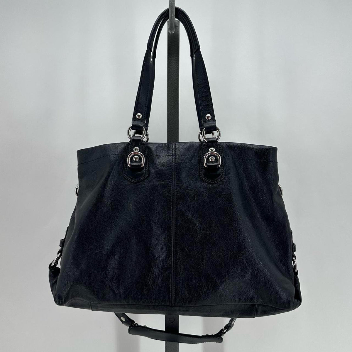 Black COACH Leather Shoulder Bag