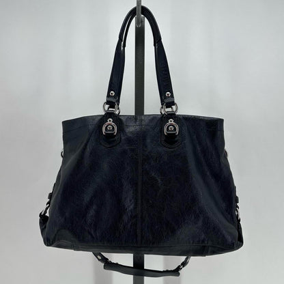Black COACH Leather Shoulder Bag