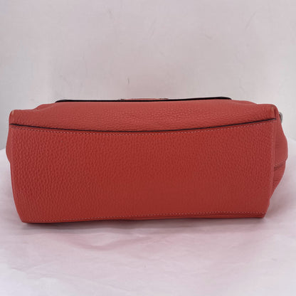 SALMON COACH Leather Pebbeled Leather Cross-body