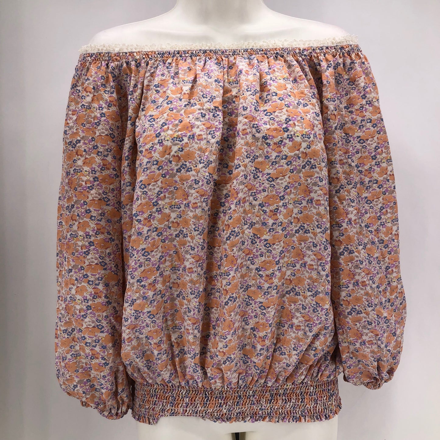 Size S MODA INTERNATIONAL FLOWERS Shirt