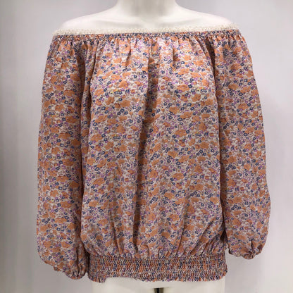 Size S MODA INTERNATIONAL FLOWERS Shirt