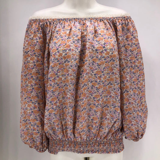 Size S MODA INTERNATIONAL FLOWERS Shirt