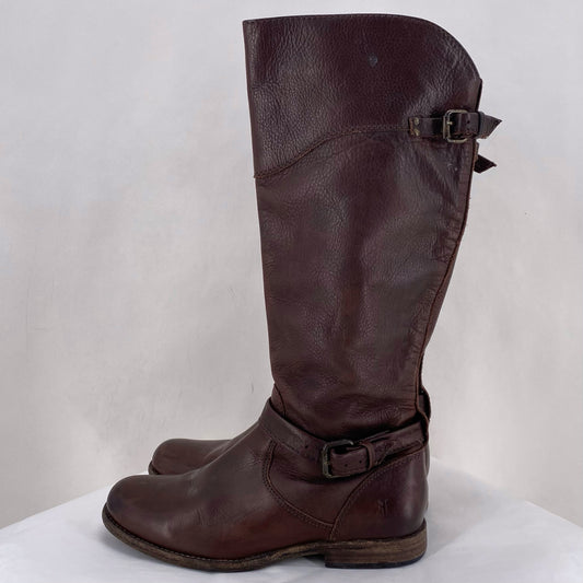 BROWN W Shoe Size 8 FRYE Boots