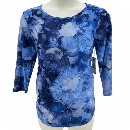 Size L KAREN KANE FLOWERS Shirt