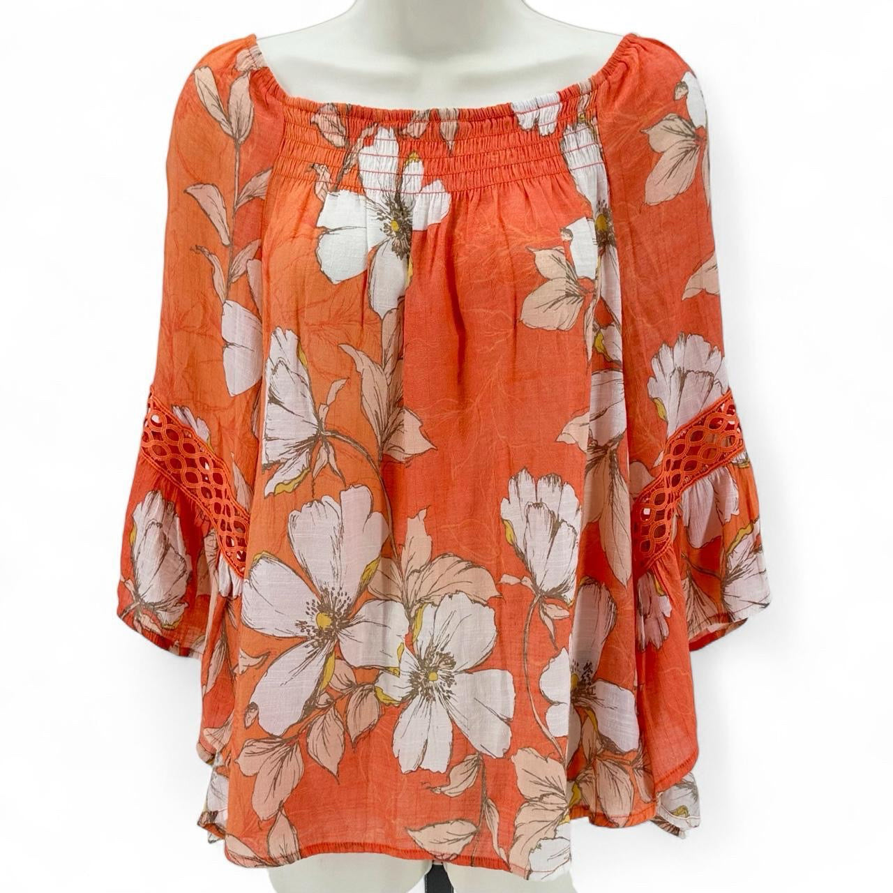 Size L UNIQUE SPECTRUM FLOWERS Shirt