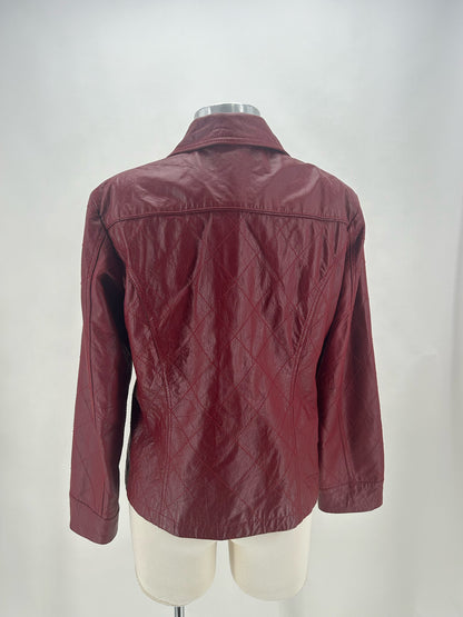 Size 2 CHICO'S Leather Jacket