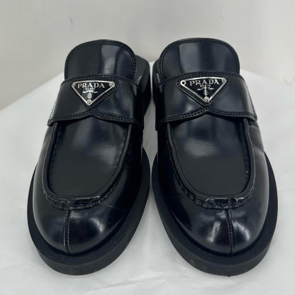 Black W Shoe Size 39 PRADA Loafer