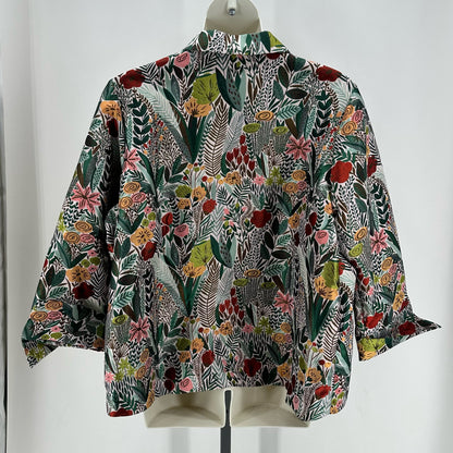 Size 2X WYNNE FLOWERS Blazer