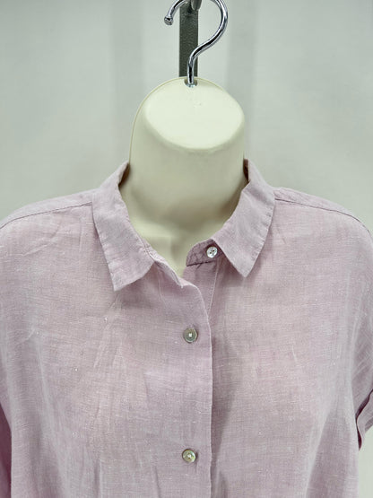 Size L TAHARI Linen Shirt