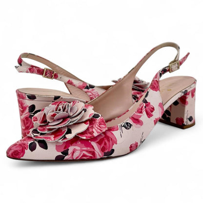 Pink W Shoe Size 6 KATE SPADE Sling Back-Closed toe
