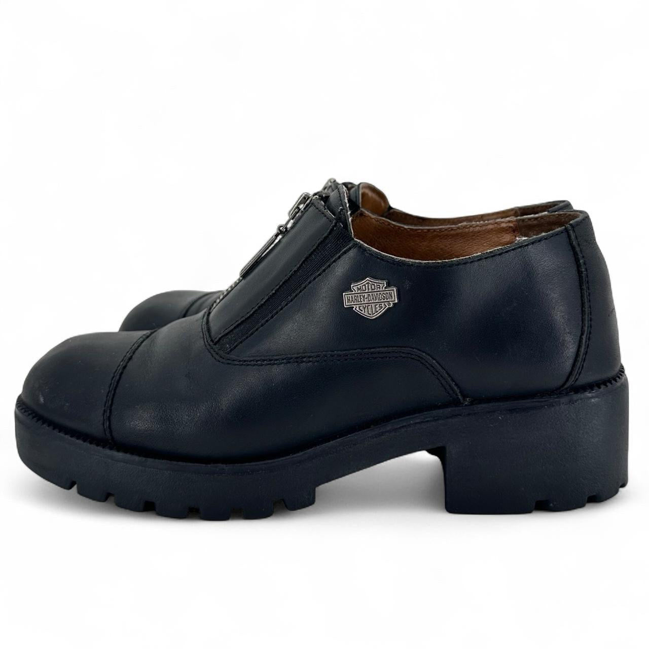 Black W Shoe Size 8 HARLEY DAVIDSON shooties/booties
