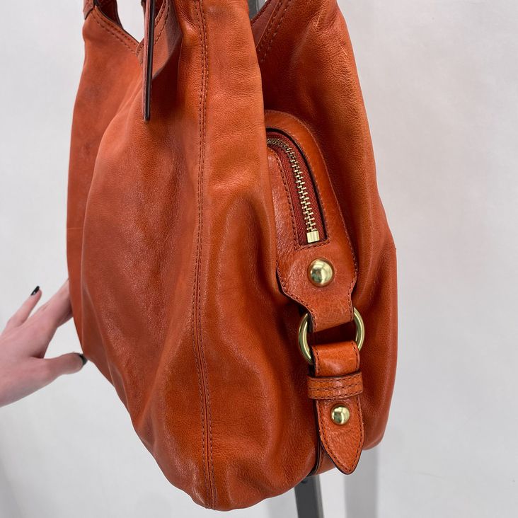 Orange COACH Shoulder Bag