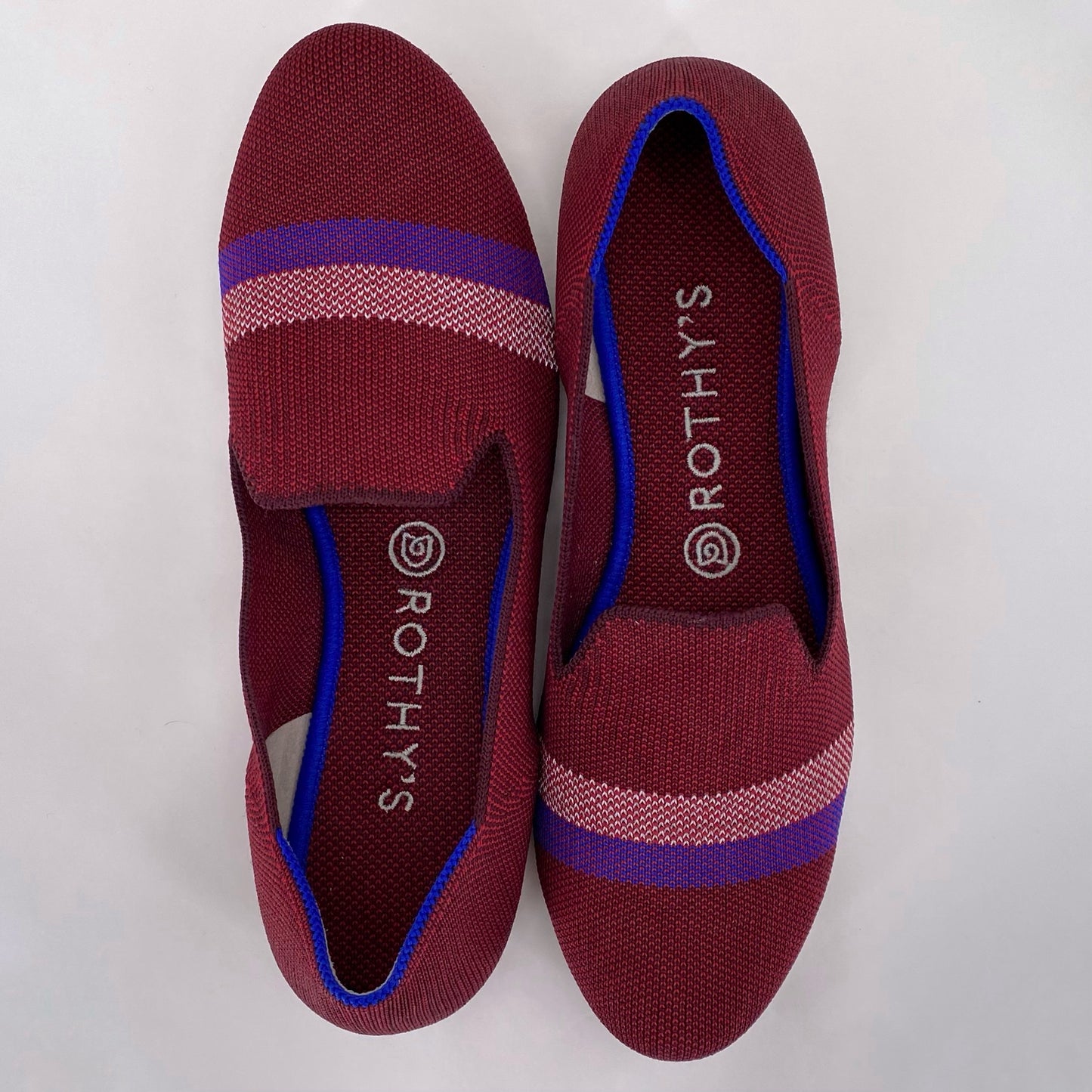 Red W Shoe Size 9 ROTHY'S Flats