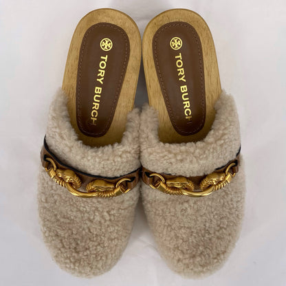 Tan W Shoe Size 7.5 TORY BURCH Flats