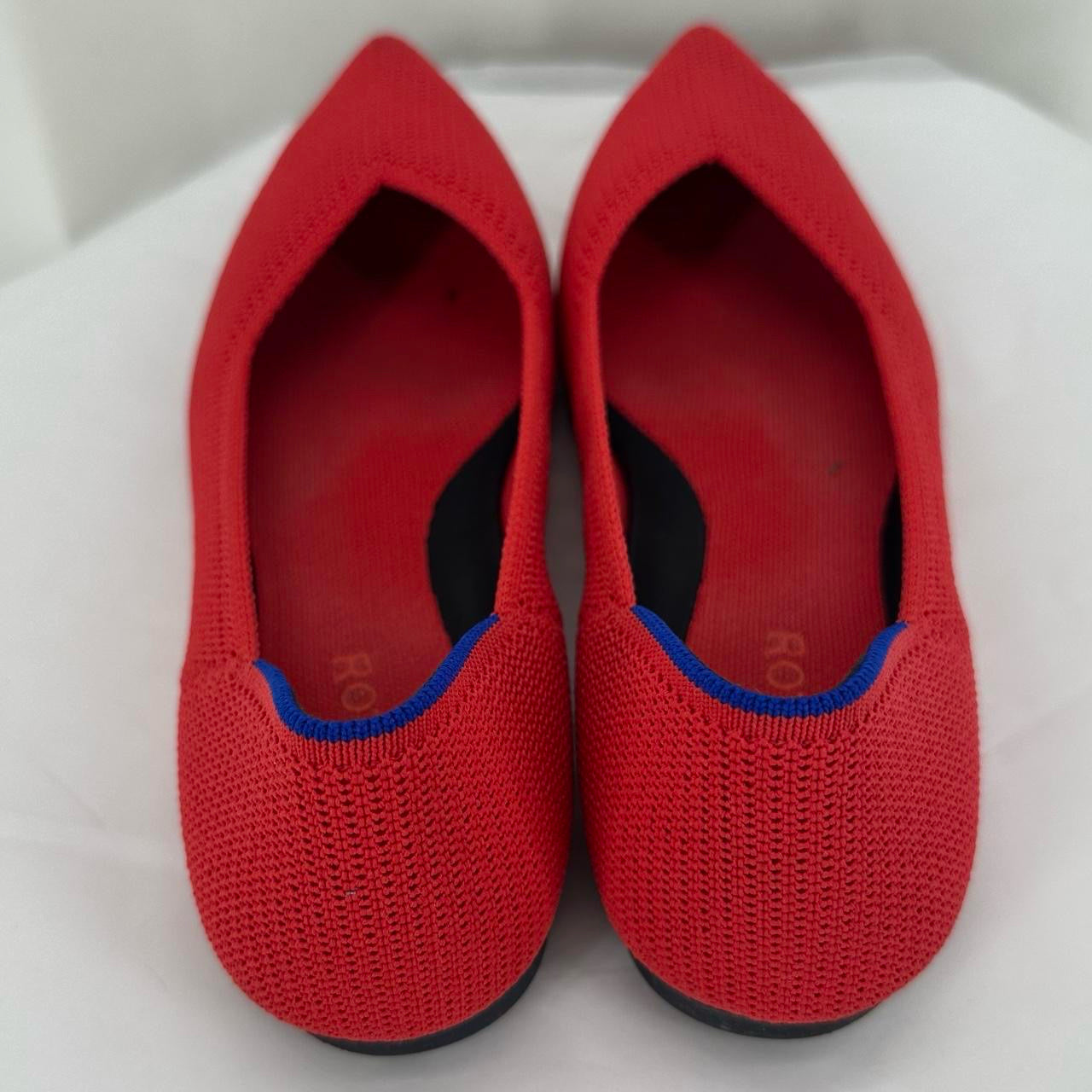 Red W Shoe Size 8.5 ROTHY'S Flats