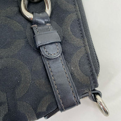 Black COACH Wristlet