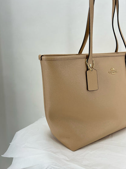 Beige COACH Tote