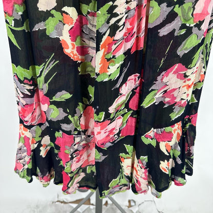 Size S SARAH ARIZONA Floral Rayon Skirt