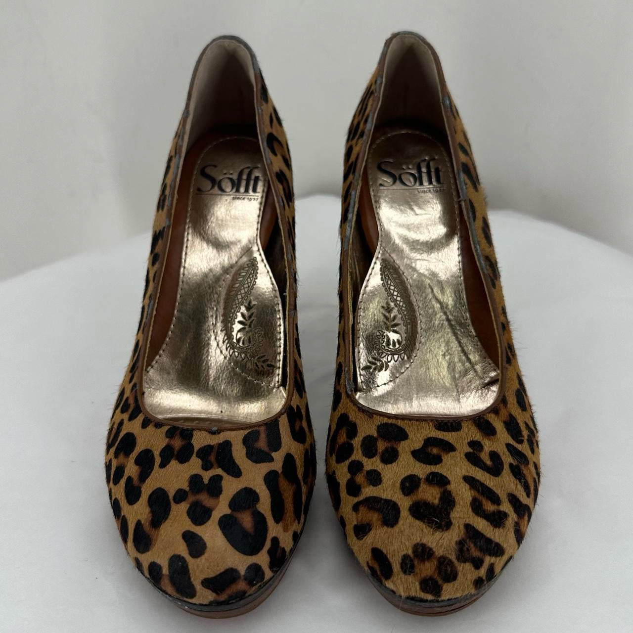 BLACK/BROWN W Shoe Size 6 SOFFT Pumps