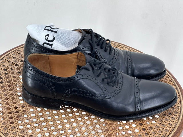 Black W Shoe Size 39.5 GUCCI Flats
