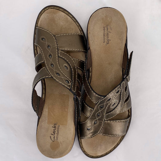 Bronze W Shoe Size 11 CLARKS Sandals