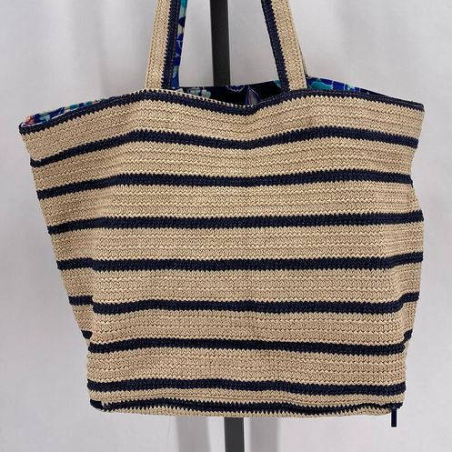 NAVY/TAN VERA BRADLEY Tote