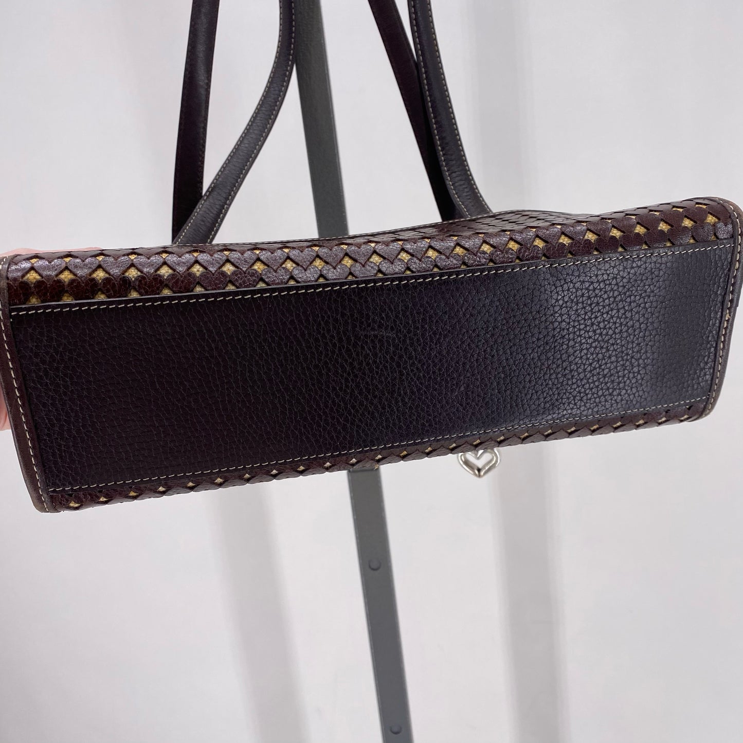 BROWN BRIGHTON Leather Shoulder Bag