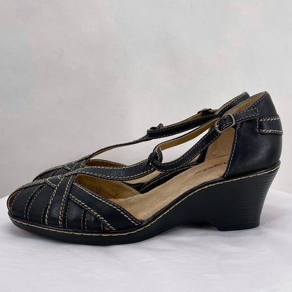 Black W Shoe Size 9 SOFTSPOTS Pumps