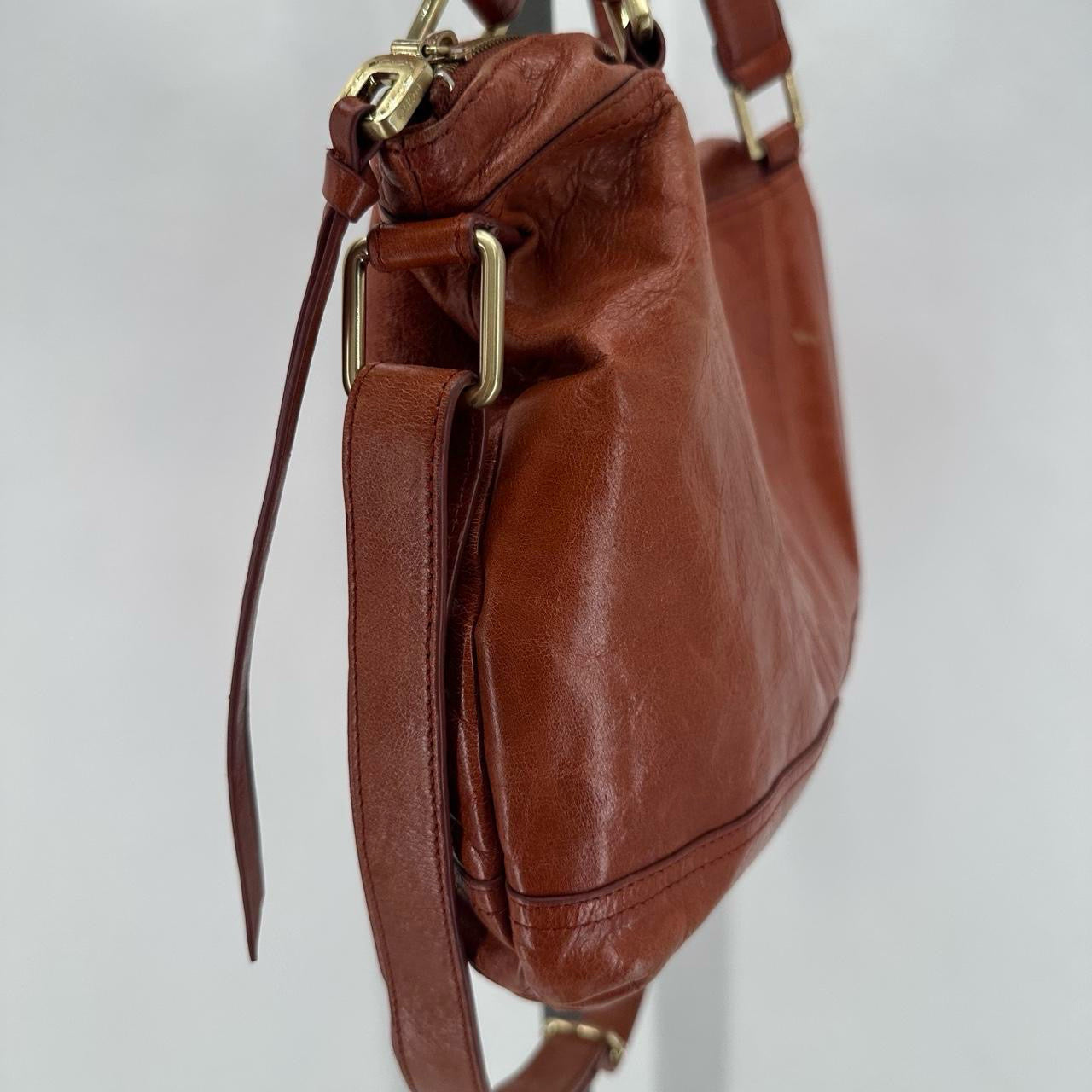 REDDISH BROWN Shoulder Bag