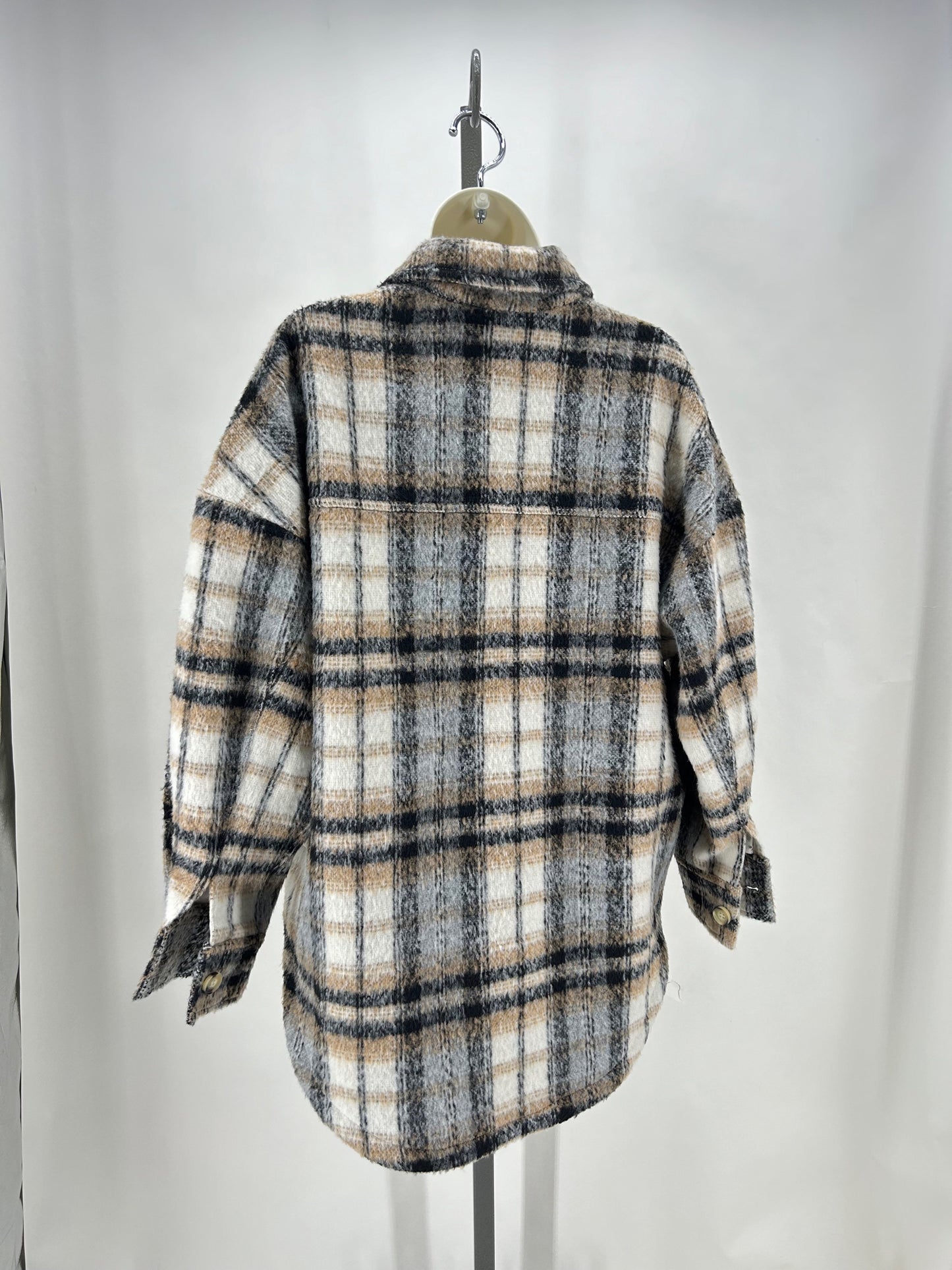 Size 0 GOOD AMERICAN Plaid Jacket