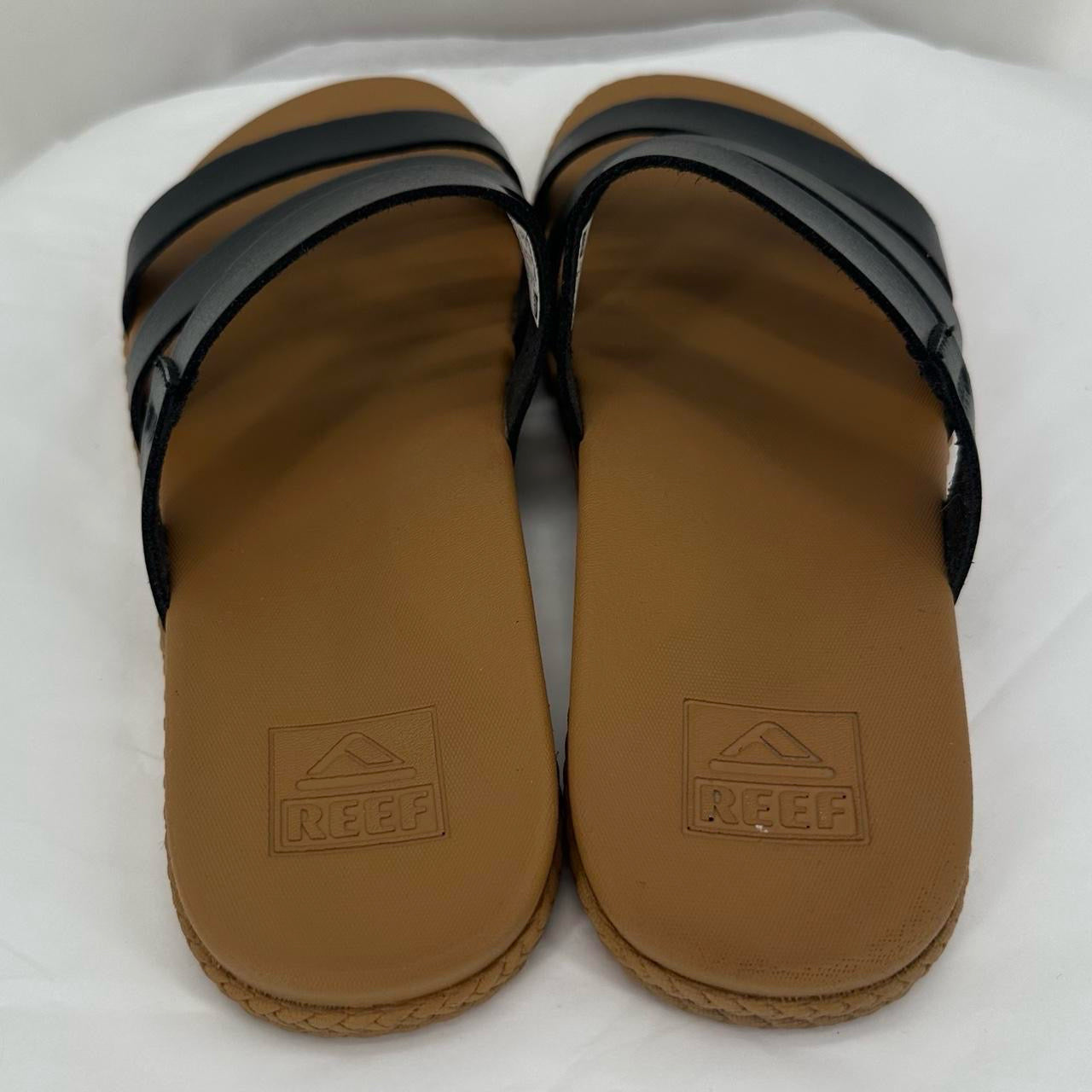 Black W Shoe Size 7 REEF Sandals