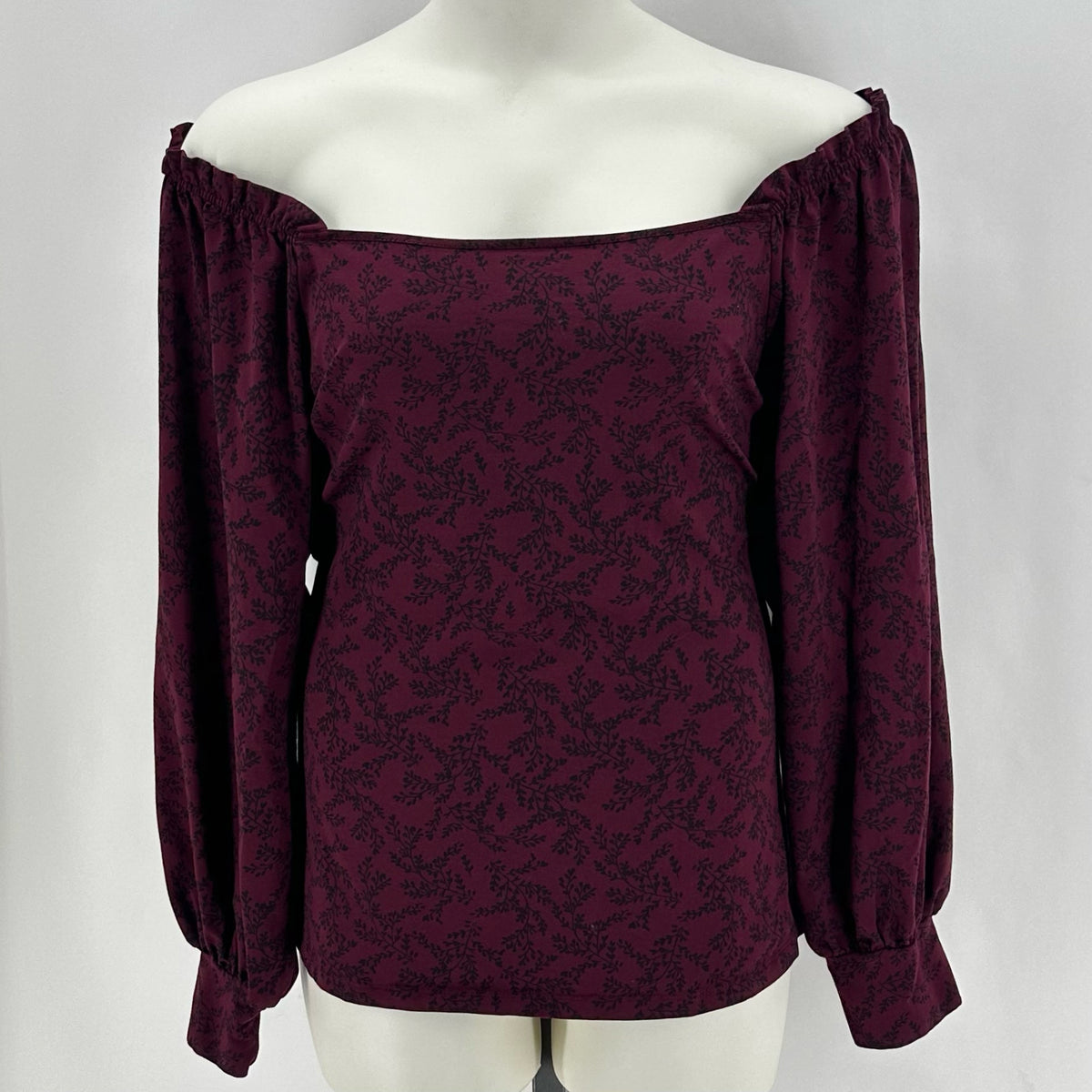 Size 1X ELEGANTEES LEAF Shirt