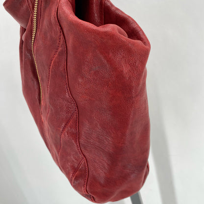 Red KOOBA Leather Shoulder Bag