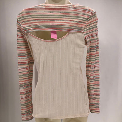 Size M SUGAR FIX Stripe Shirt